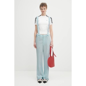 Fiorucci Вълнен панталон Embroidered Suspender (W02SPBPA183WO01BL02)