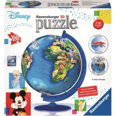 Ravensburger 3D puzzleball Globus Disney 180 ks