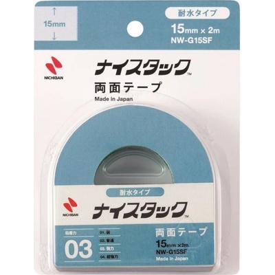 Nichiban Lepiaca páska obojstranná 15 mm x 2 m vodeodolná polyetylenová