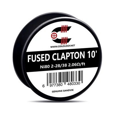 Coilology Sandvik Odporový drát Fused Clapton Ni80 3m 2 28/38