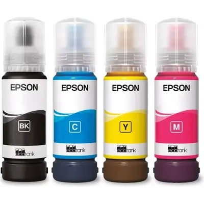 Epson Комплект мастила, съвместими Epson 103 EcoTank, BK/C/M/Y за Epson L3151/L3150/L3111/L3110/L3230/L3260 (T00S64A)