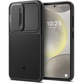 Spigen Калъф с Камерен Предпазител за SAMSUNG S24, SPIGEN Optik Armor Case, Черен (ACS07363)