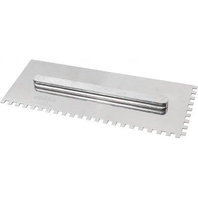 Bihui Rychloupínací nerez hladítko s hranatými zuby, 280x115mm Rozměr zubu: 6x6mm