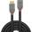 Lindy Кабел Lindy Anthra Line, от DisplayPort 1.4 (м) към DisplayPort 1.4 (ж), 1.0 m, черен (LNY-36496)