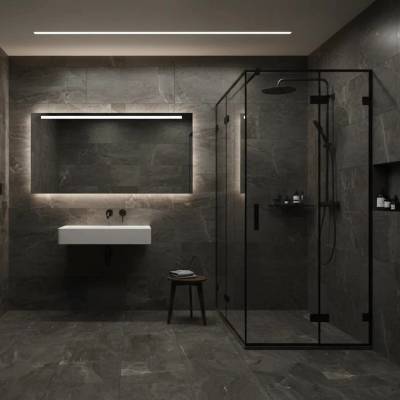 Omnia Floor SPC настилка Omnia Standard Tile Black Onyx 2151 (6999)