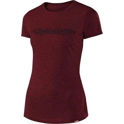 Troy Lee Designs Women Signature Tee Heather Mauve