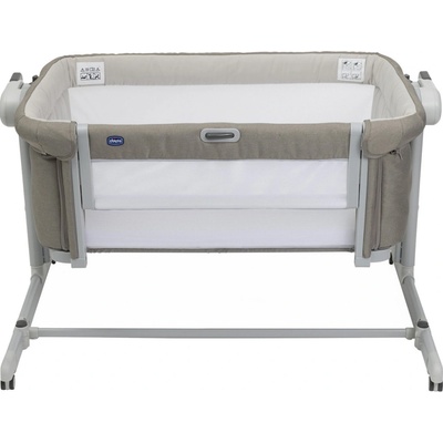 CHICCO Postieľka Next2Me Magic Evo Desert Taupe