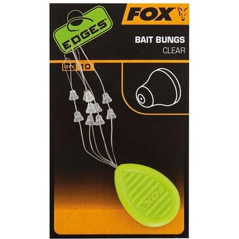 Fox Zarážky EDGES Bait Bungs Clear