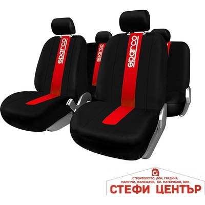 Sparco Тапицерия Sparco - SPC1013 Черно/Червено (55123)