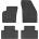 FroGum Гумени стелки съвместими с Volvo S40 - (2004-2012) / Volvo V50 - (2004-2012) / Volvo C30 - (2006-2012)
