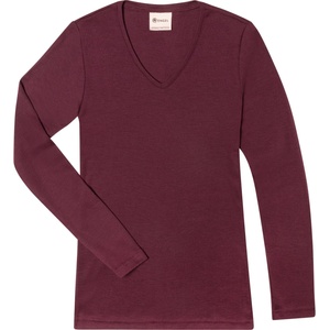 Engel Дамско мериносово термобельо Engel Women's Shirt L/S Merino shirt - Schwarz - размер 46/48 (EU) (916-7643-0214)