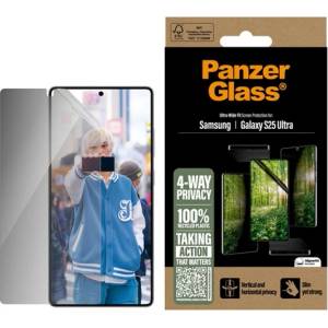 Panzer Samsung S25 Ultra PANZERGLASS ECO MATRIX 4-WAY протектор за екран гъвкаво стъкло, против отблясъци + рамка, TRANSFER PGRMFPUG38488 (PGRMFPUG38488)