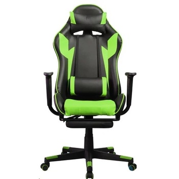 Iris gch204 геймърски стол, черен-зелен (gch204be_ft)