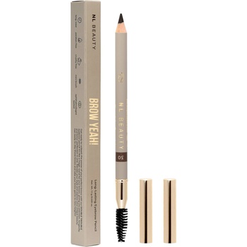 NL Beauty Молив за вежди с мини четка Brow Yeah, 30 Dark Brown, 1.1 g