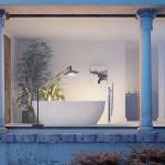 Kreiner Exklusiv Самостоятелна вана Kreiner Marbella 169x80 см, бяло покритие (V000005)