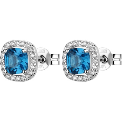 Brosway Nadčasové stříbrné náušnice Fancy Freedom Blue FFB127