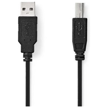 Nedis CCGL60100BK30 USB 2.0/ zástrčka A - zástrčka B/ k tiskárně apod., 3m, černý