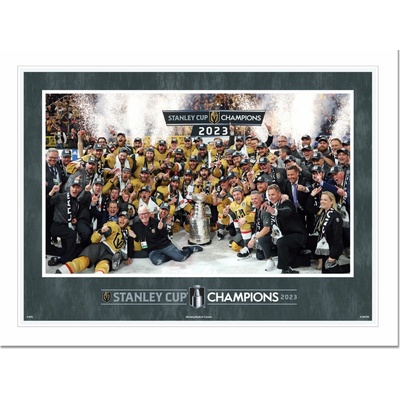 Mustang Plagát Vegas Golden Knights NHL 12”x16” Stanley Cup Champions Photo