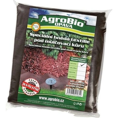 AgroBio 06429747 Netkaná textílie 1,6x5m hnědá