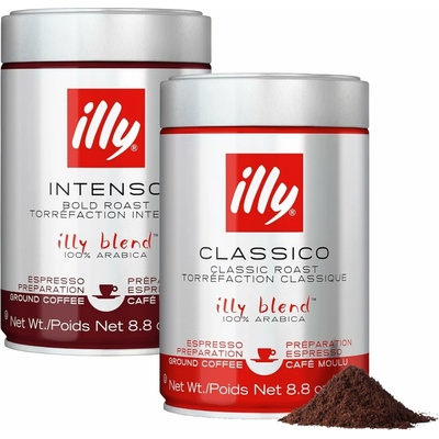 Illy Intenso Espresso mix mletej kávy 0,5 kg