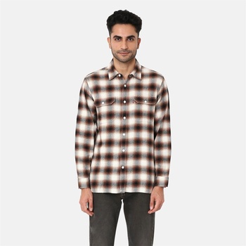 Image 1 of Levi's Plaid Worker Shirt - Plaid Cream