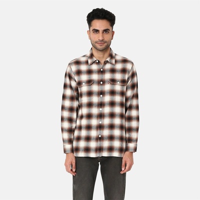 Levi's Plaid Worker Shirt - Plaid Cream