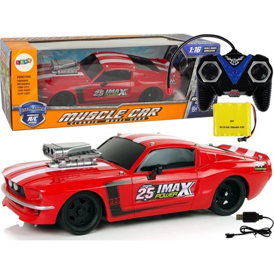 LeanToys Sportovní auto na dálkové ovládání v měřítku 1:16