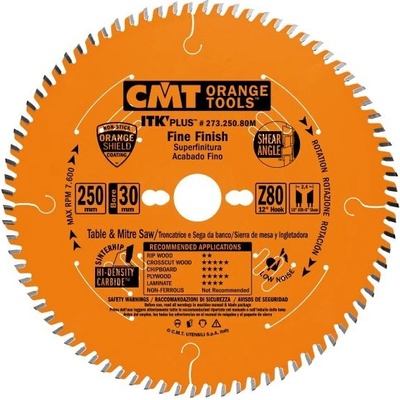 CMT ITK Ultra tenký kotúč pre priečne finálne rezy - D216x1,8 d30 Z64 HM C27321664M