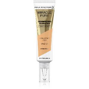 MAX Factor Miracle Pure Skin дълготраен фон дьо тен SPF 30 цвят 33 Crystal Beige 30ml