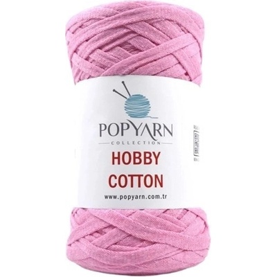 POPYARN Příze Hobby cotton B6 - růžová, 250g 150m