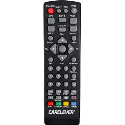 GENERAL Carclever dvb-t2 hevc h. 265 - дистанционно управление дубликат (dvb-t2 hevc h.265)