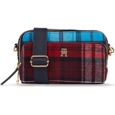 Tommy Hilfiger Дамска чанта Tommy Hilfiger Iconic Tommy Camera Bag Check C AW0AW15206 Check Clash 0G0 (Iconic Tommy Camera Bag Check C AW0AW15206)