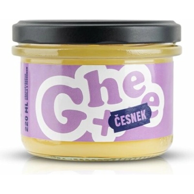 České ghíčko Ghee+ prepustené maslo cesnak 180g