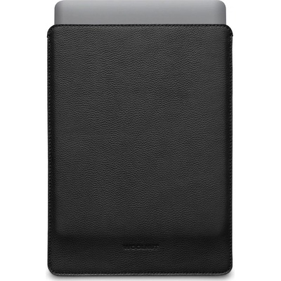 Woolnut Leather Sleeve for Macbook Pro/Air 13 - Black WNUT-MBP13-S-102-BK