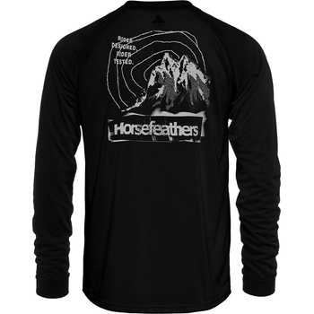 Horsefeathers Тениска Shank LS - черна Horsefeathers | Cheren | МЪЖЕ | XXL