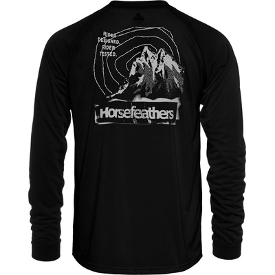 Horsefeathers Тениска Shank LS - черна Horsefeathers | Cheren | МЪЖЕ | XXL