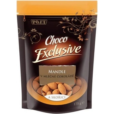 Poex Mandle v čokoláde mliečnej so škoricou 175 g