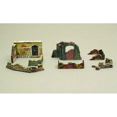 Italeri diorama WALLS AND RUINS II 1:72