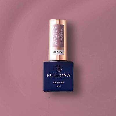 Ruscona UV gel na nehty MASTER BASE DARK PINK 6 ml