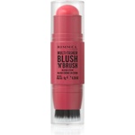 Rimmel Multi-Tasker Blush'N'brush руж в стик с четка цвят 150 Cherry On Point 8 гр