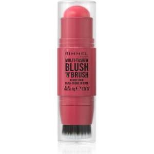 Rimmel Multi-Tasker Blush'N'brush руж в стик с четка цвят 150 Cherry On Point 8 гр