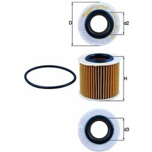 Olejový filtr MAHLE ORIGINAL OX 360D (OX360D)