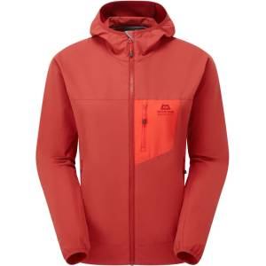 Mountain Equipment Дамско софтшел яке Mountain Equipment Women's Echo Hooded Jacket Softshell jacket - Merlot / Chili - размер 36 (EU) (103-2842-0312)