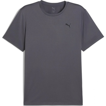 Puma M Tad Essentials Solid cat Tee sivé čierne