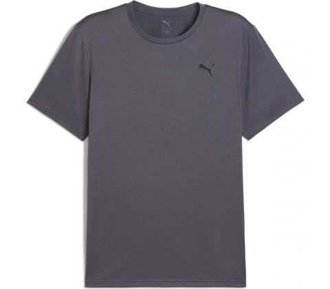 Puma M Tad Essentials Solid cat Tee sivé čierne