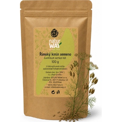 naturWay Kmín římský cumin plod celý 100 g – Hledejceny.cz