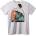 NOONEBRAND Тениска Смъртта Сърфира - 2XL, White