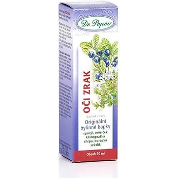 Dr.Popov Kapky bylinné Oči zrak 50 ml