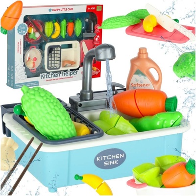 FunPlay FP-5282 Detský drez na umývanie riadu s príslušenstvom 21 ks – Zboží Dáma