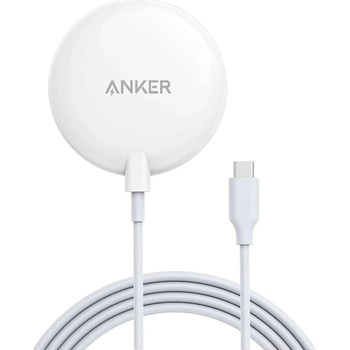 Anker Mагнитна подложка за зареждане Anker PowerWave Magnetic Pad Lite, MagSafe, 7.5W, Бяла (X001EP68R7)
